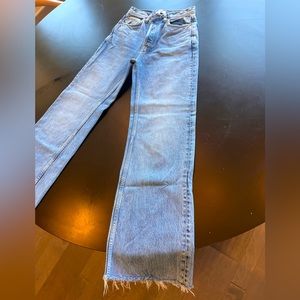 Re/done denim 70’s ultra high rise cut